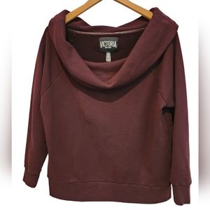 Victoria Sport Cowl Neck Sweatshirt size Medium